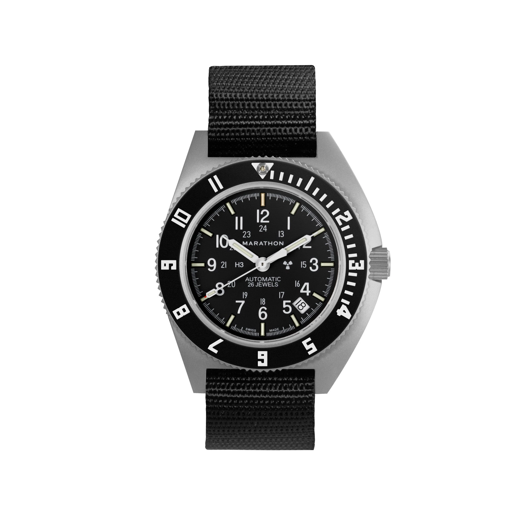41mm Steel Navigator w/ Date Automatic (SSNAV-D AUTO) on Ballistic Nylon
