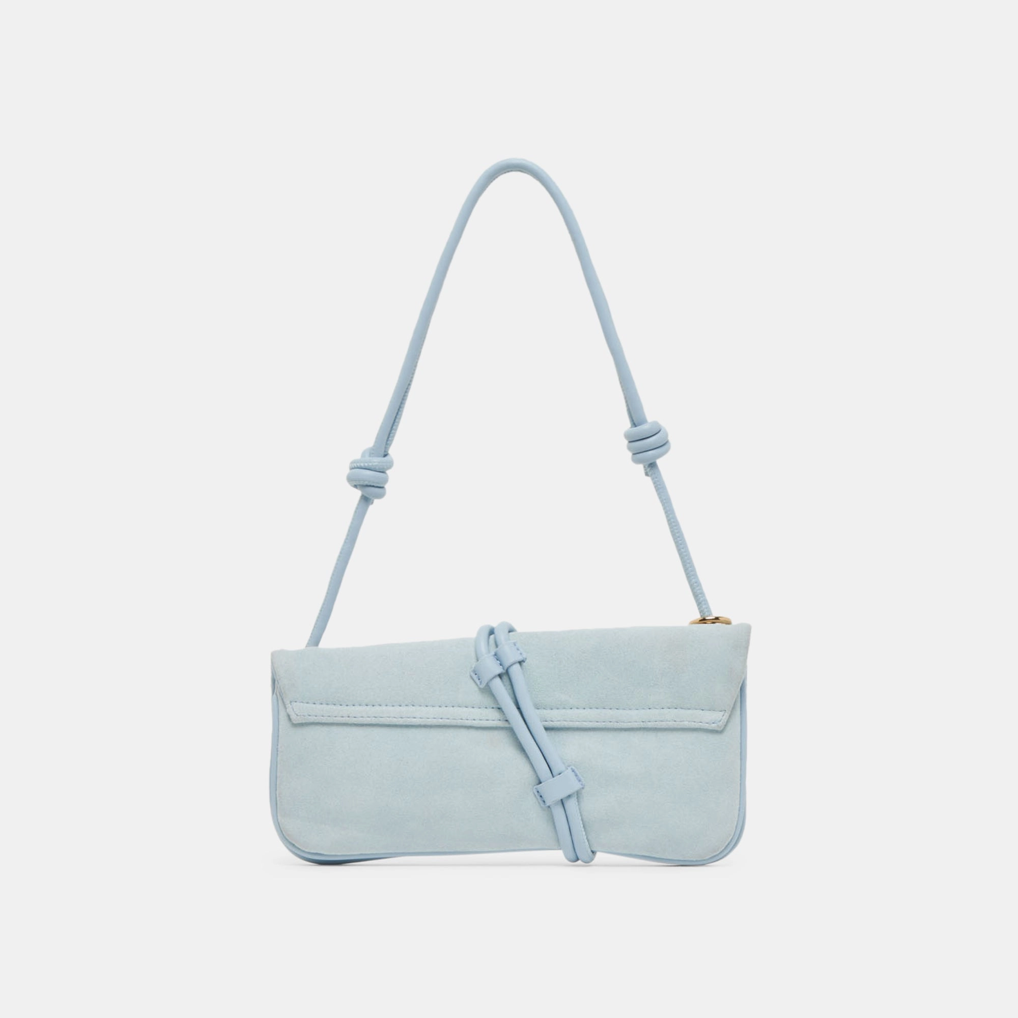ALICE SHOULDER BAG BLUE SUEDE