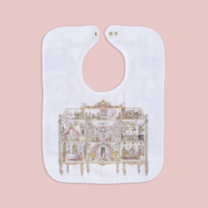 Atelier Choux Large Bib Dollhouse Gold Snaps