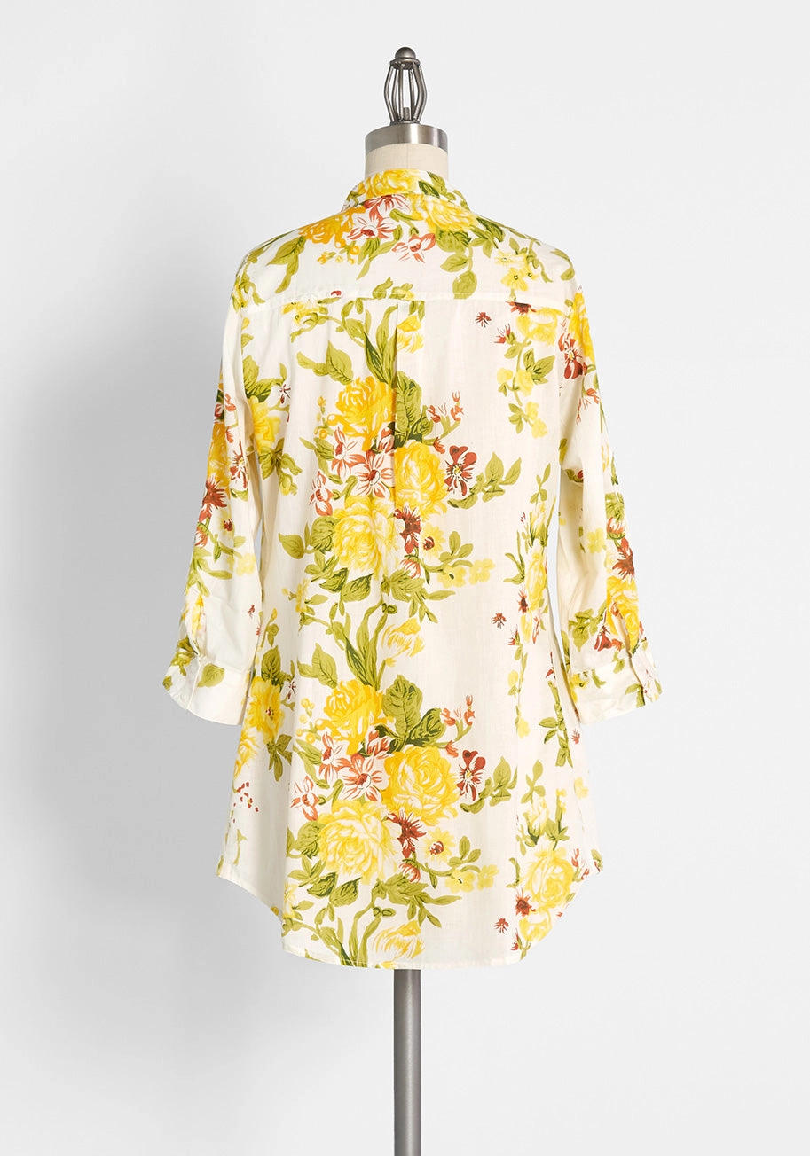 Back Road Ramble Cotton Tunic