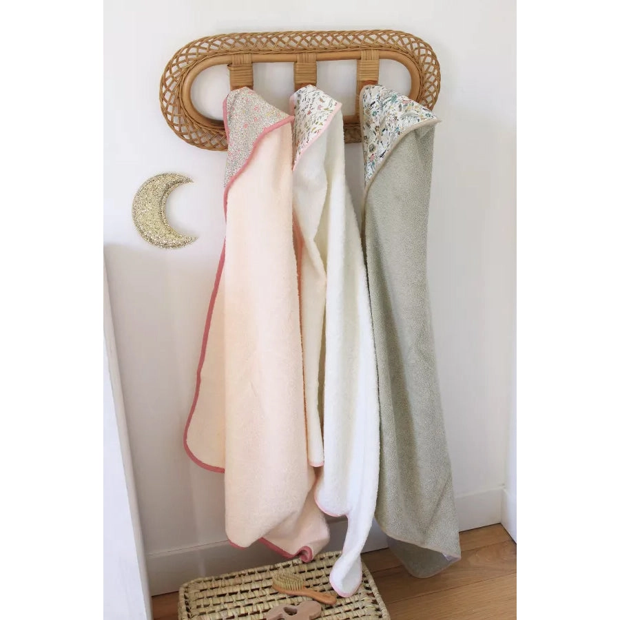 Barnabe aime le café Bath Towel Céleste 79 x 79 cm