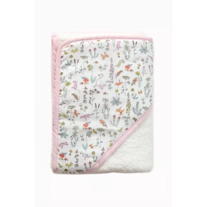 Barnabe aime le café Bath Towel Céleste 79 x 79 cm