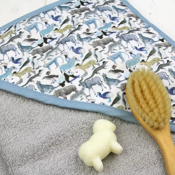 Barnabe aime le café Bath Towel Marceau 79x79cm