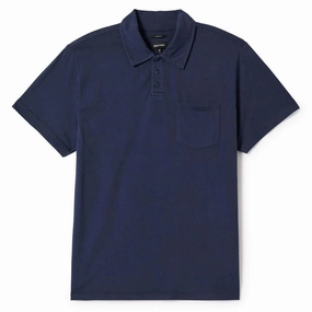 Brixton Vintage Wash Polo Shirt - Washed Navy