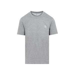 Brunello Cucinelli Logo Embroidered Crewneck T-Shirt