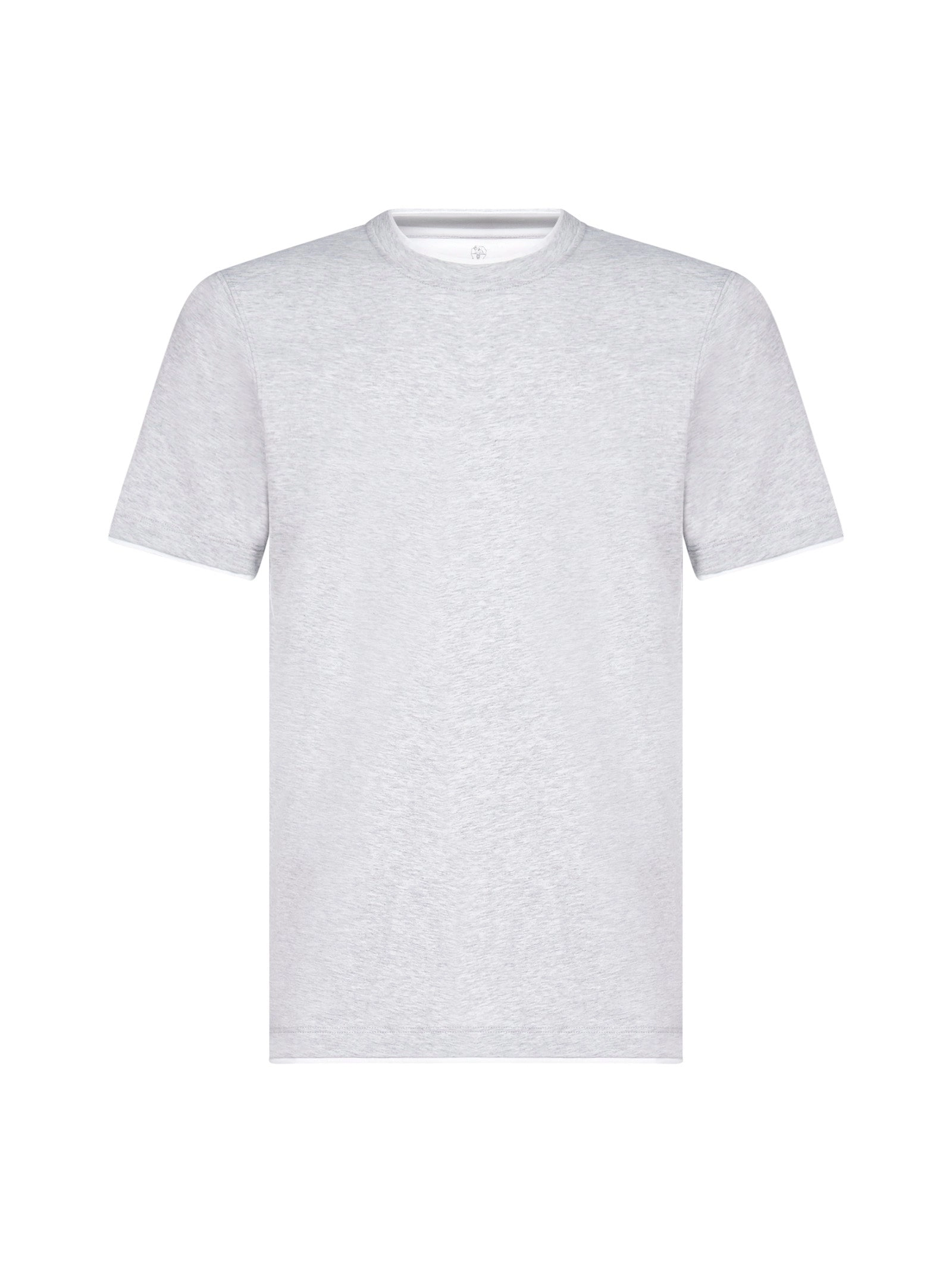 Brunello Cucinelli Logo Embroidered T-Shirt