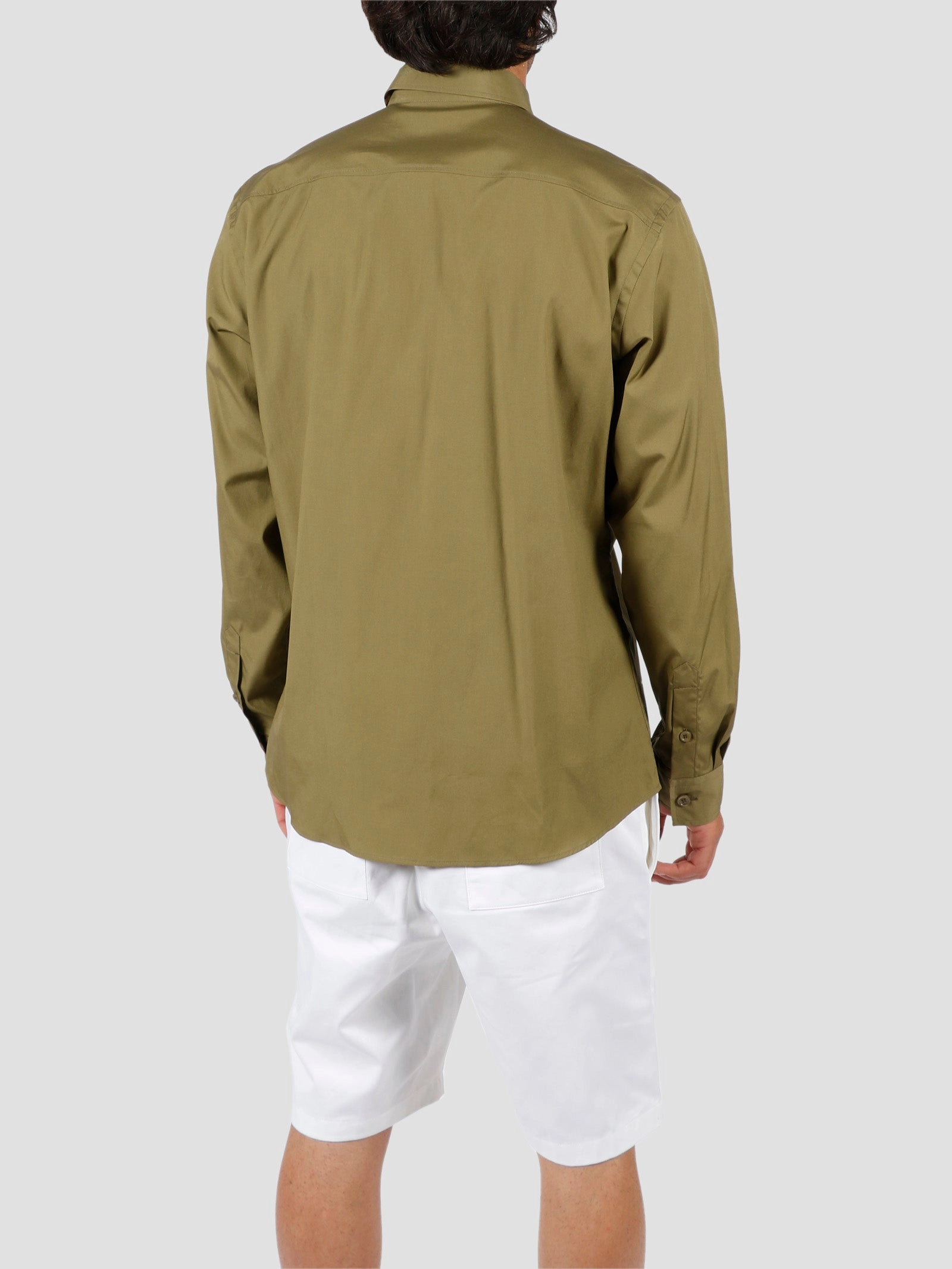 Burberry Monogram Motif Buttoned Poplin Shirt