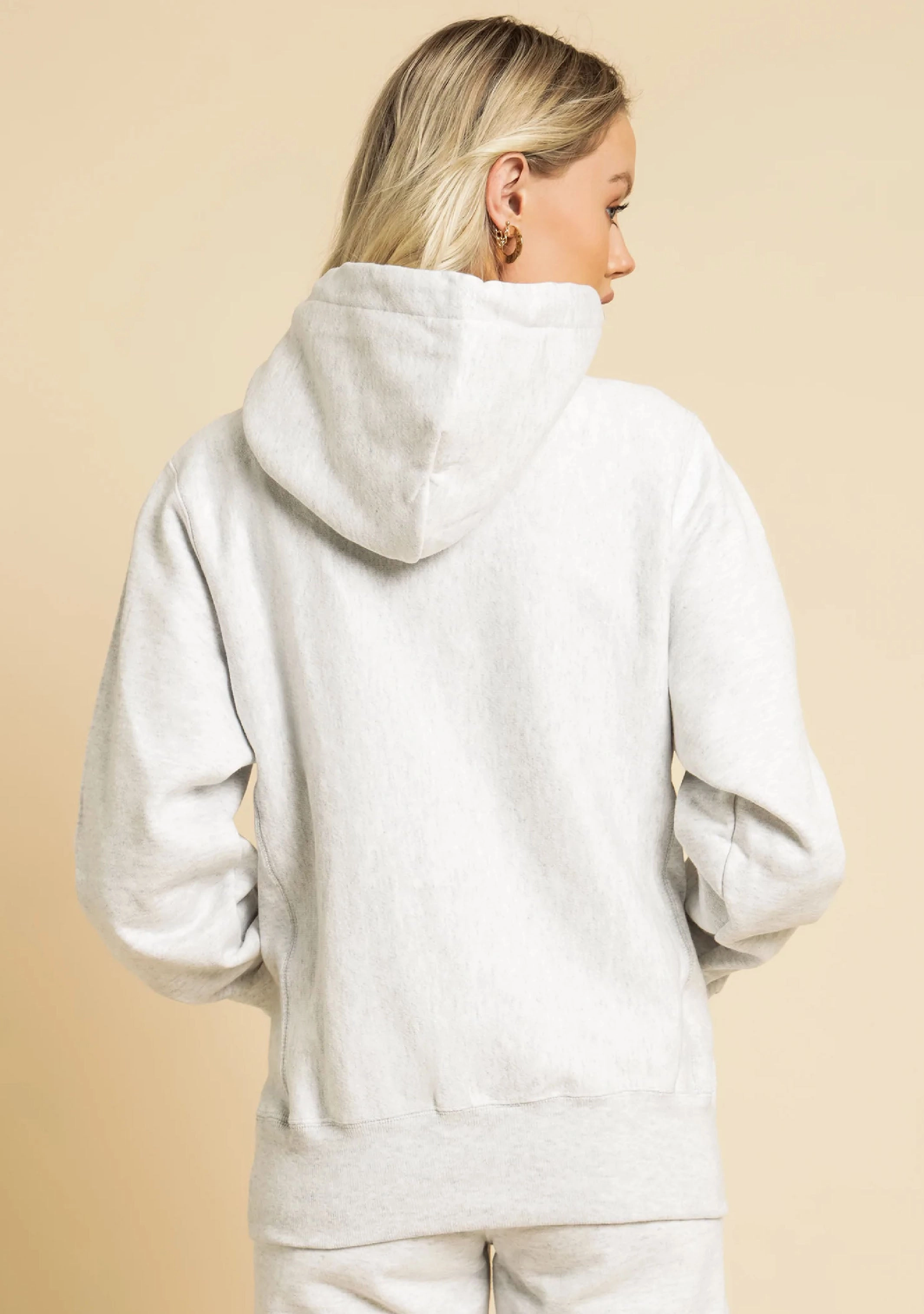 Champion Womens Small C Logo Boyfriend Fit Hoodie