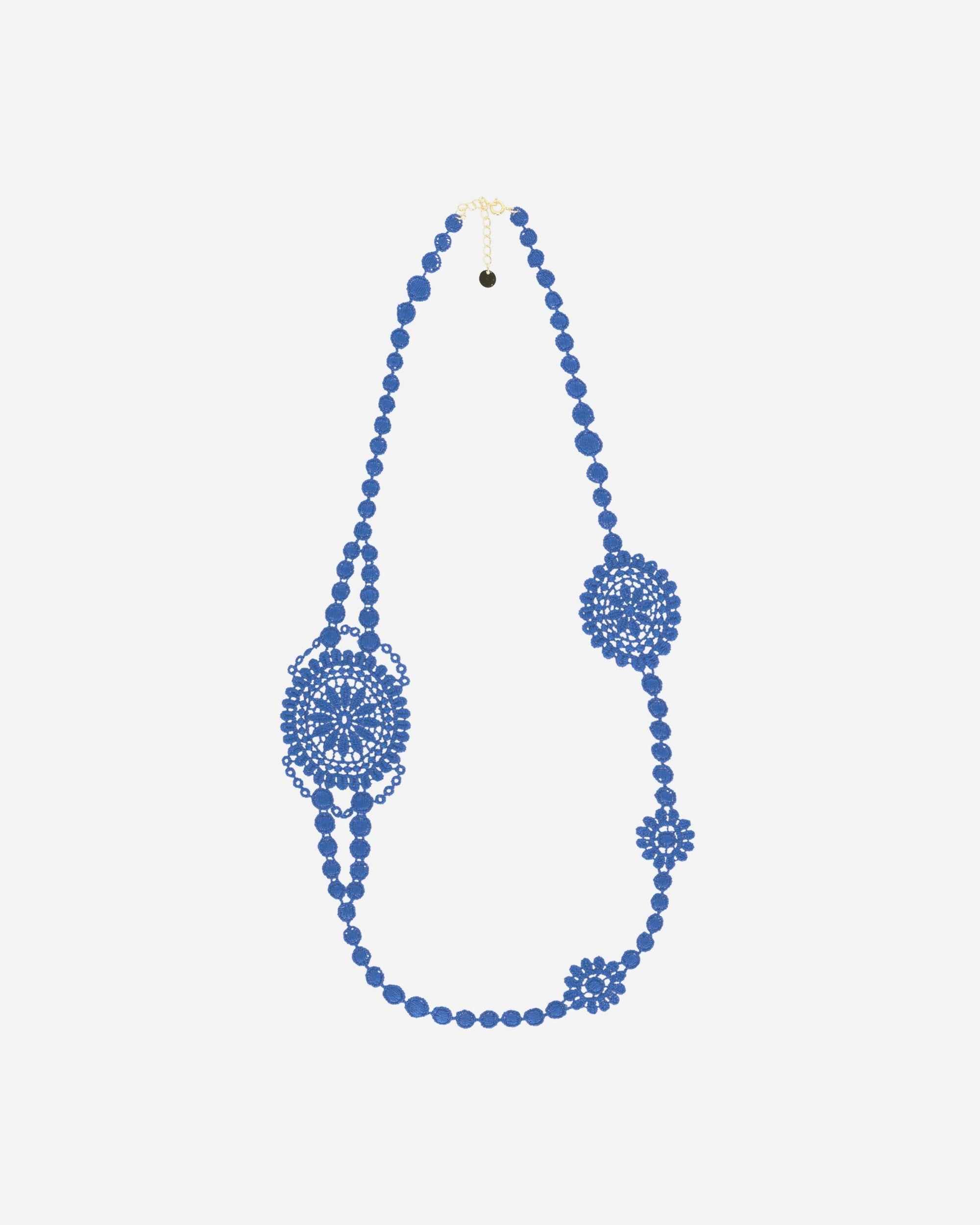 Cotton Lace Bracelet Light Blue