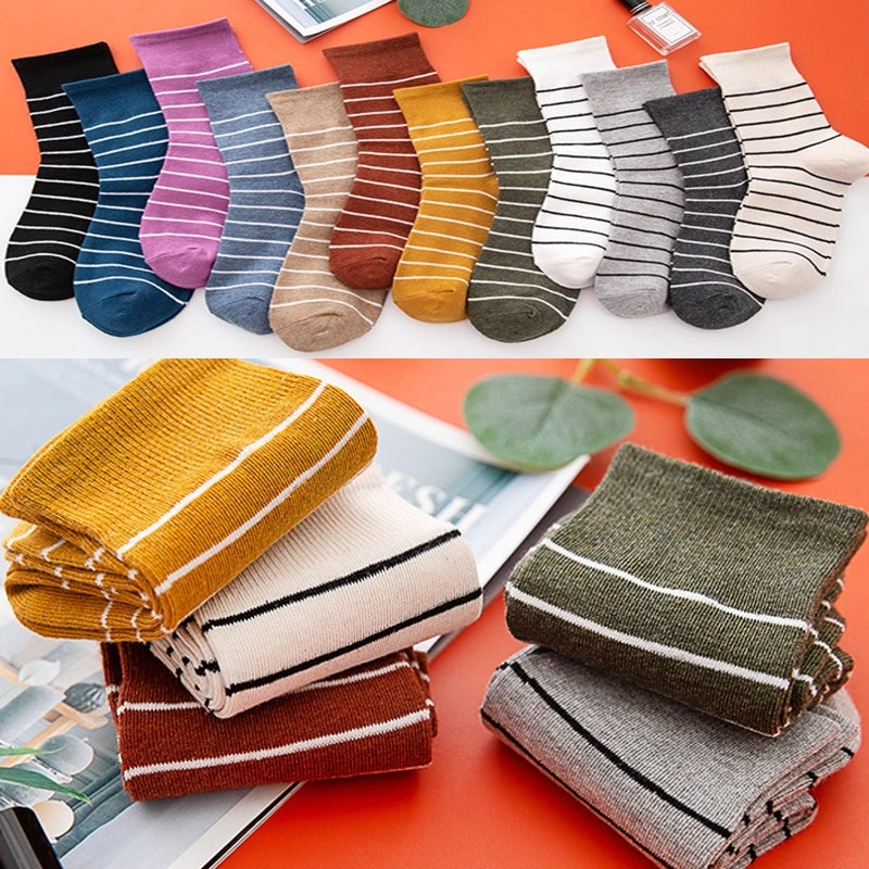 Cotton Socks 10 pairs - C4B 04 Middle Tube Style