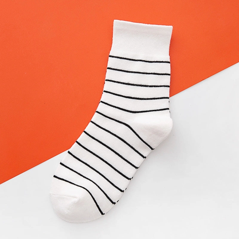 Cotton Socks 10 pairs - C4B 04 Middle Tube Style