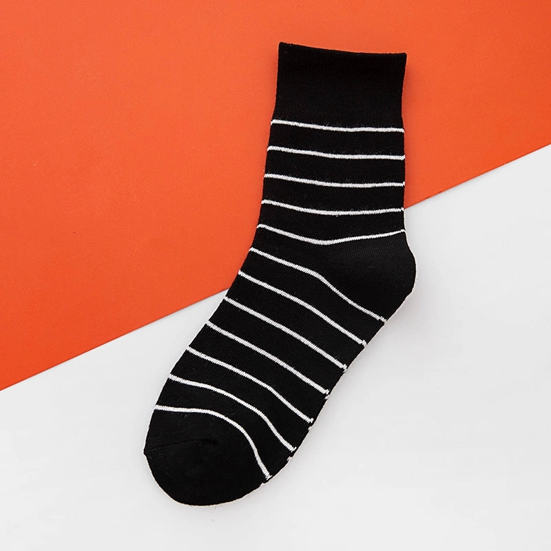 Cotton Socks 10 pairs - C4B 04 Middle Tube Style