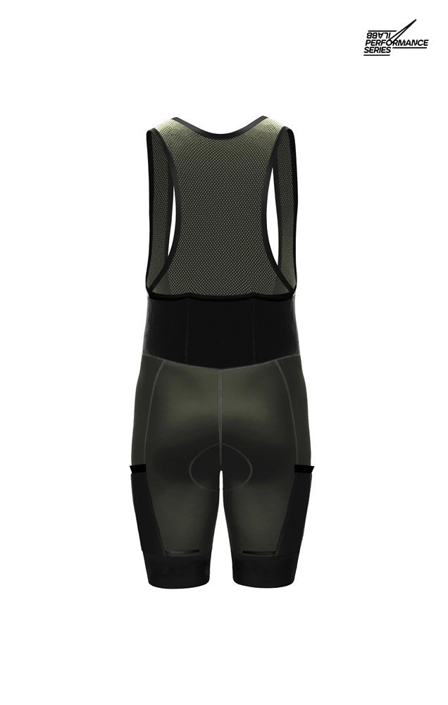 Detour Cargo Bib Short - Army Green - Women's