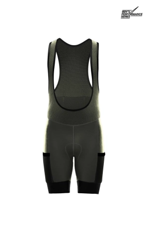 Detour Cargo Bib Short - Army Green - Women's