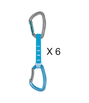 Djinn Axess Quickdraw 11cm Turquoise 6 Pack