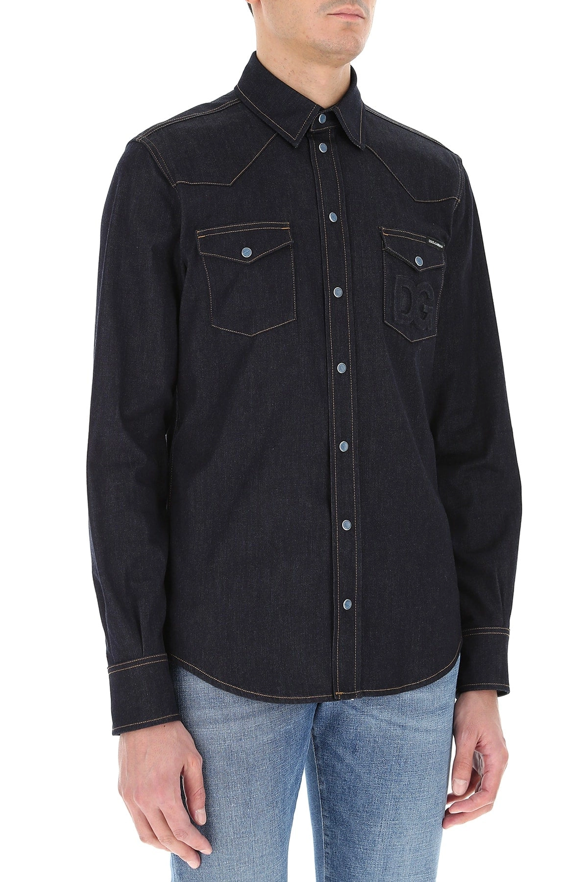 Dolce & Gabbana Buttoned Denim Shirt