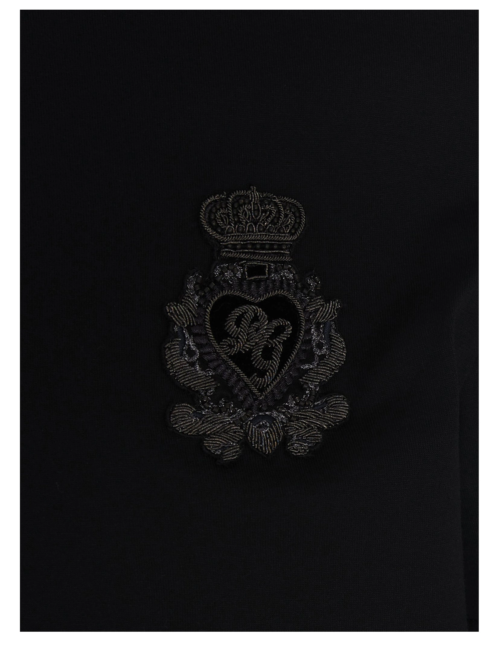 Dolce & Gabbana Embroidered Monogram T-Shirt