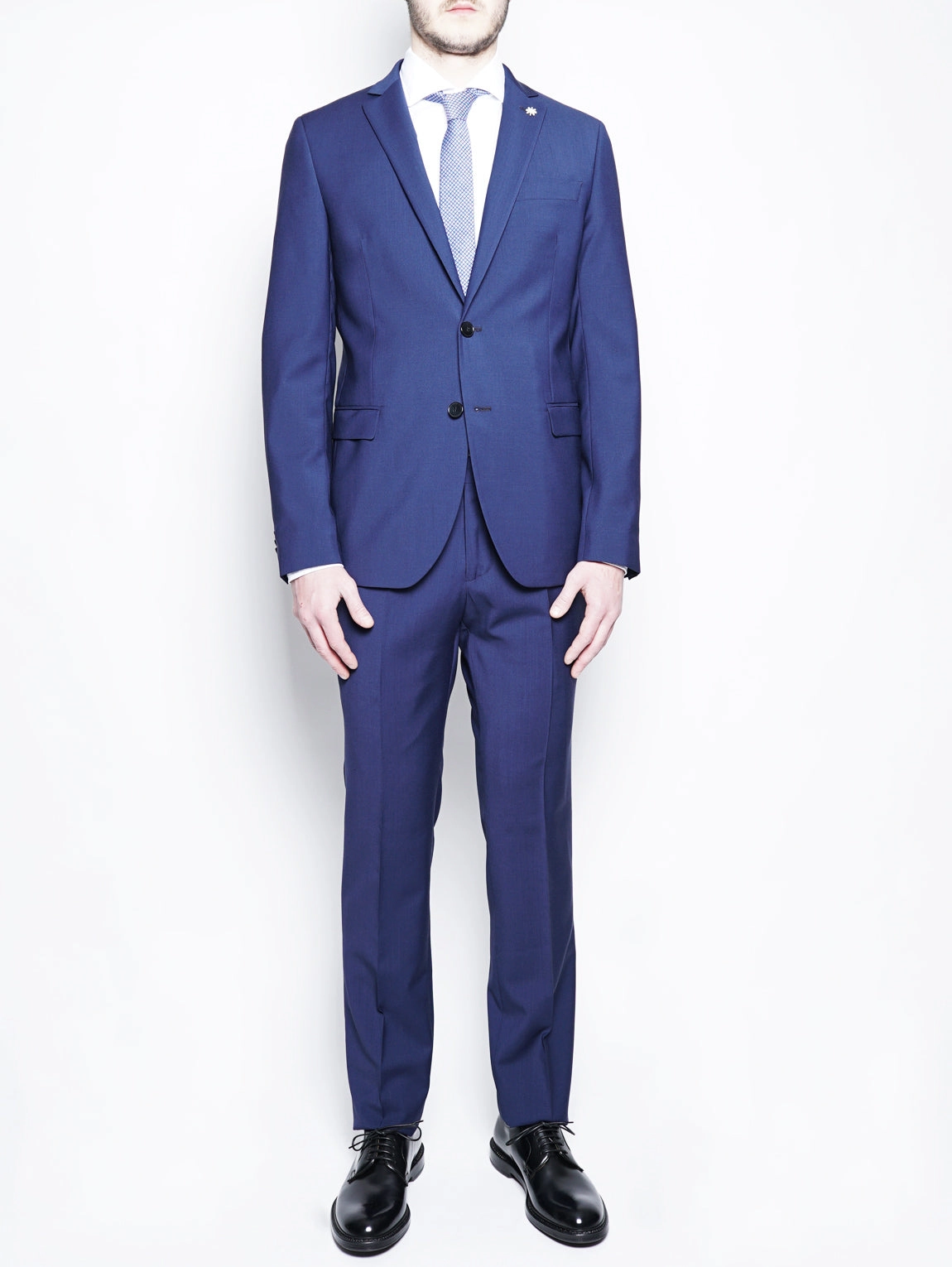 Dress in cool Blue wool