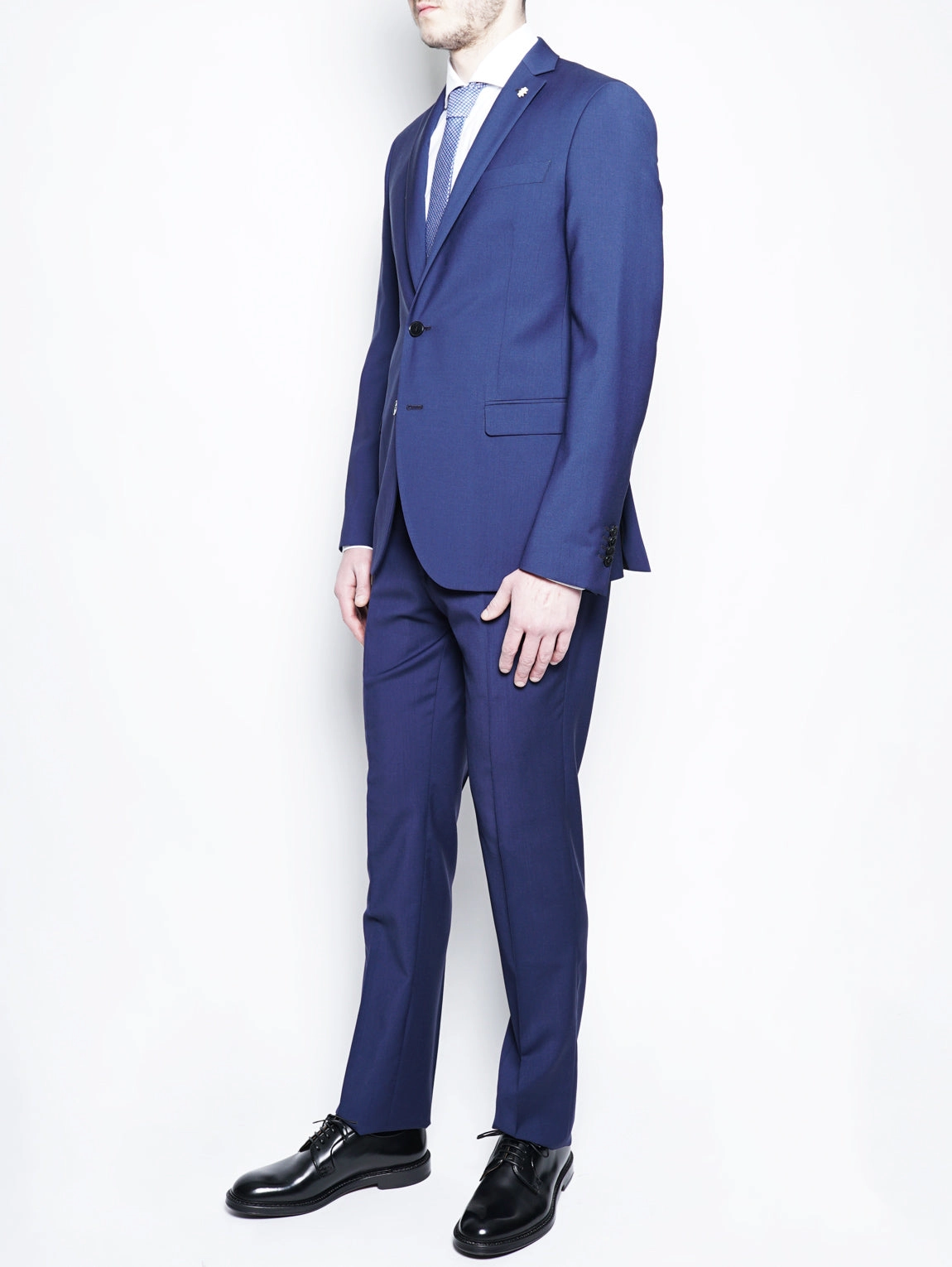 Dress in cool Blue wool
