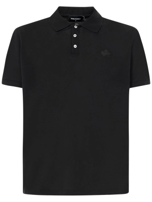 Dsquared2 Logo Embroidered Polo Shirt