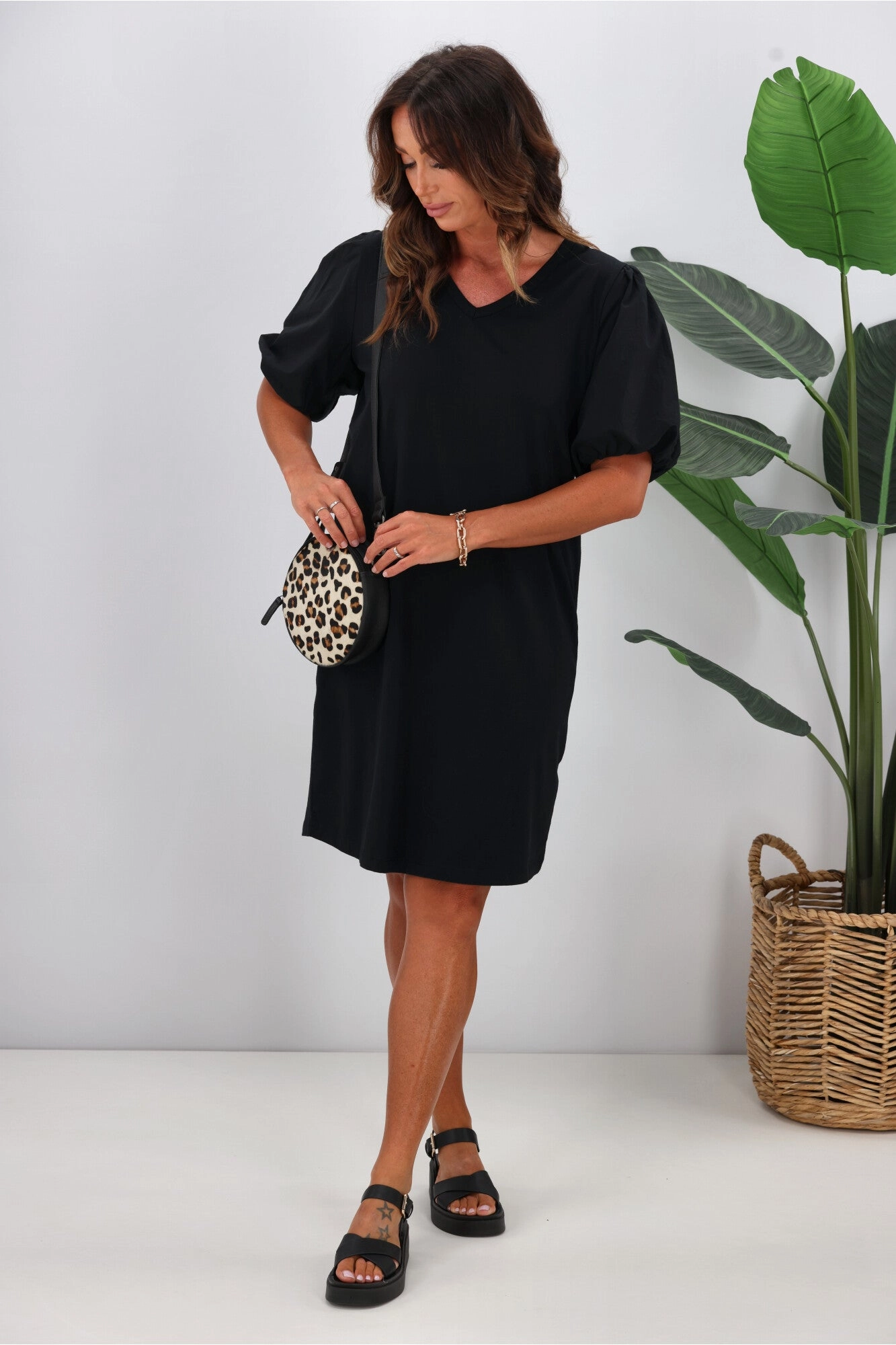 Elm Joy Dress Black