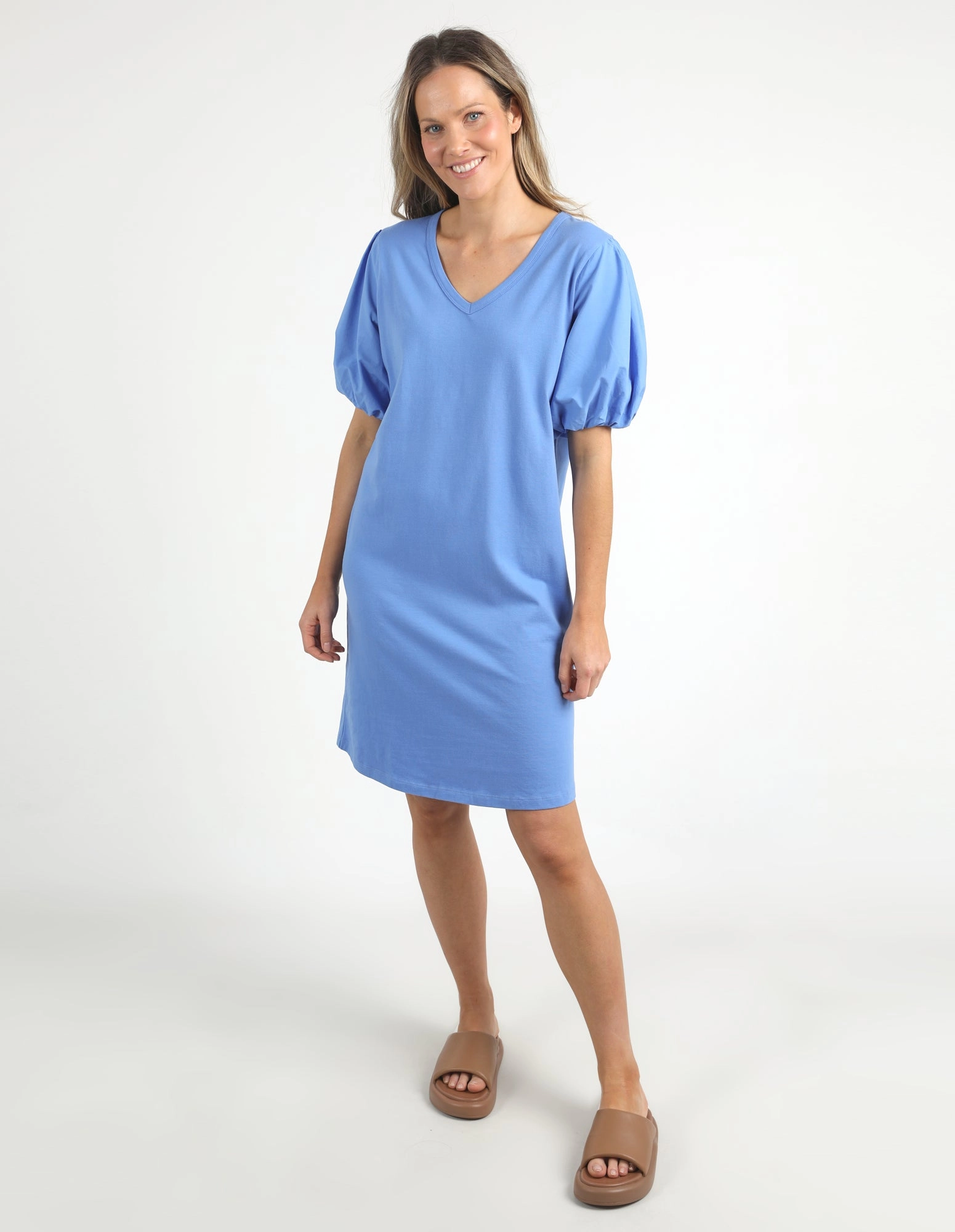 Elm Joy Dress Cerulean Blue