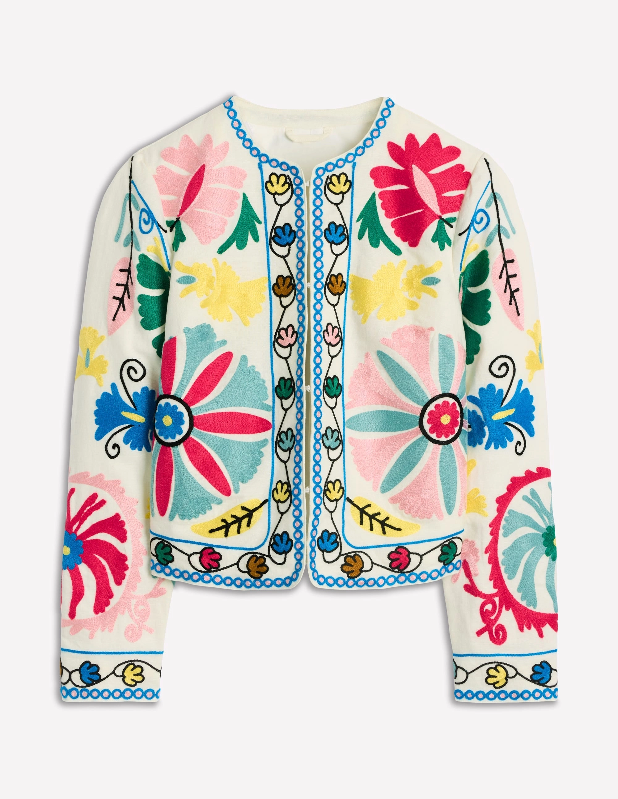 Embroidered Item Jacket-Multi Embroidery
