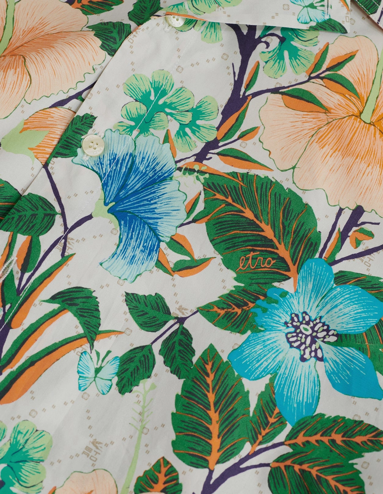 Etro Floral Printed Buttoned Shirt