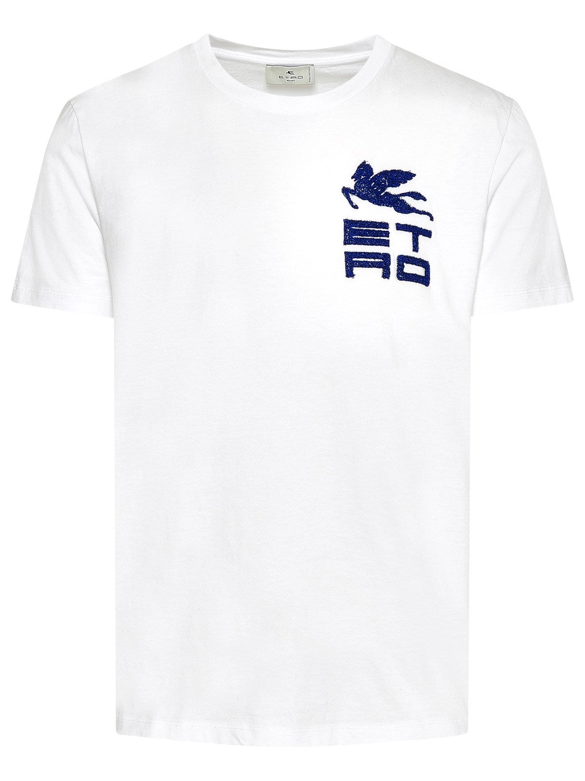 Etro Logo Embroidered Crewneck T-Shirt