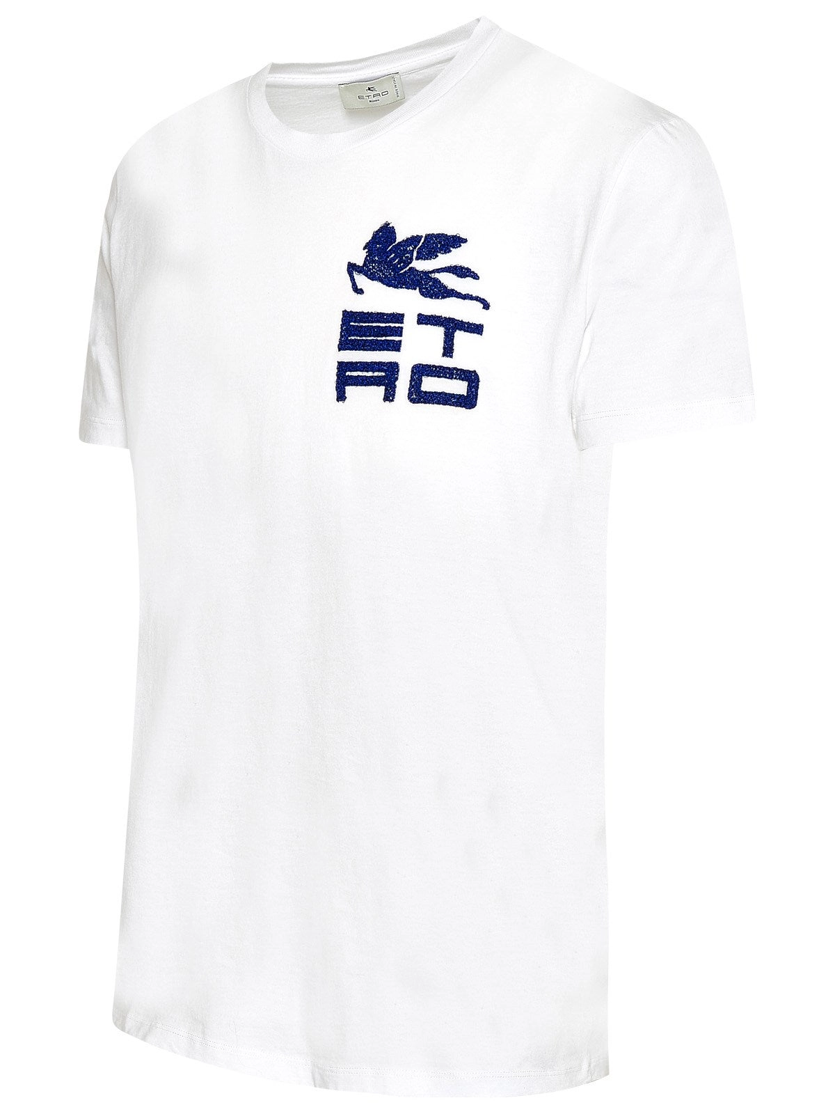 Etro Logo Embroidered Crewneck T-Shirt