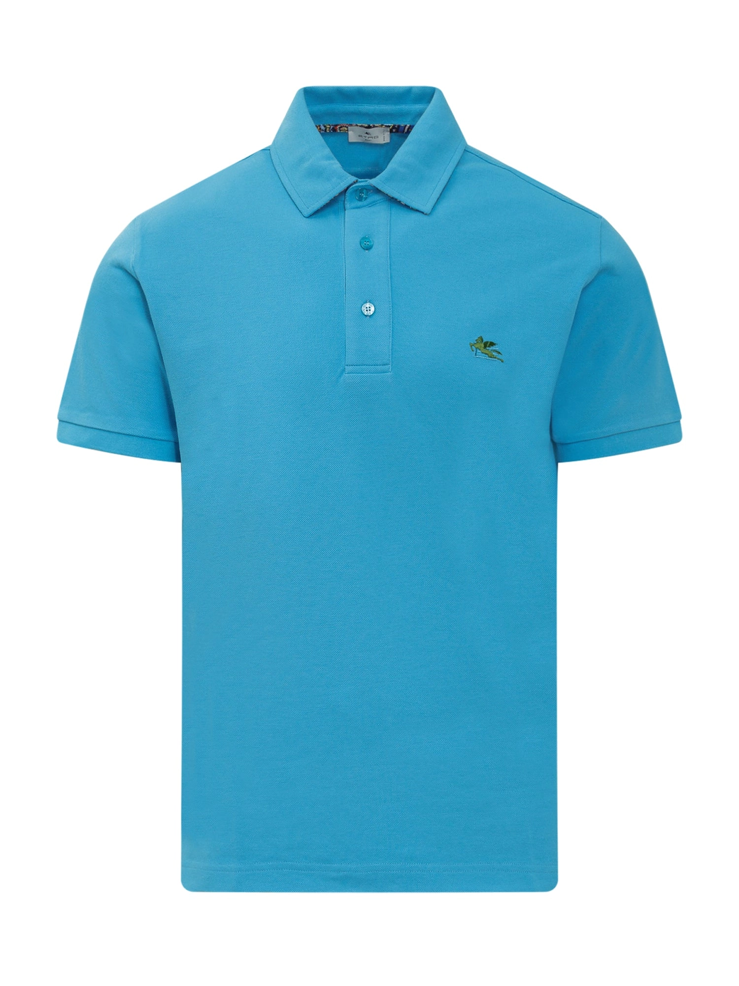Etro Logo Embroidered Polo Shirt