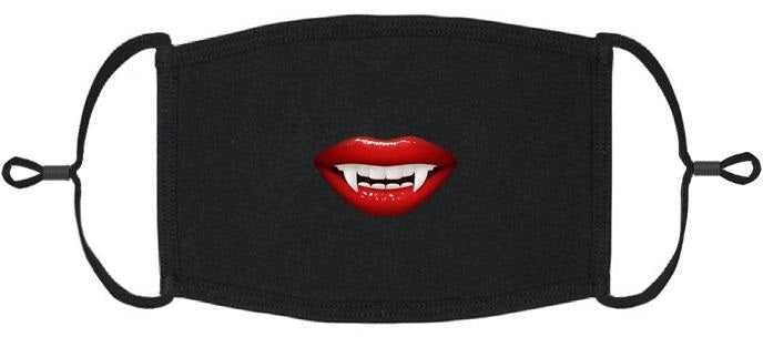 Fabric Protective Face Mask - Fangs