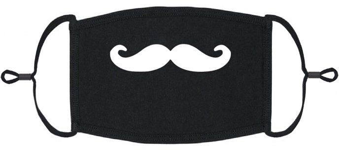 Fabric Protective Face Mask - Mustache
