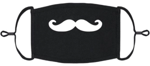 Fabric Protective Face Mask - Mustache