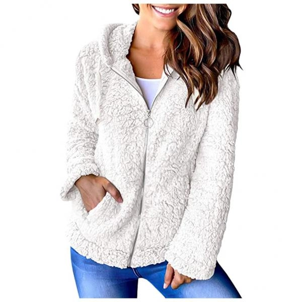 Fashion Explosion Fleece Sweater Long Sleeve Jacket