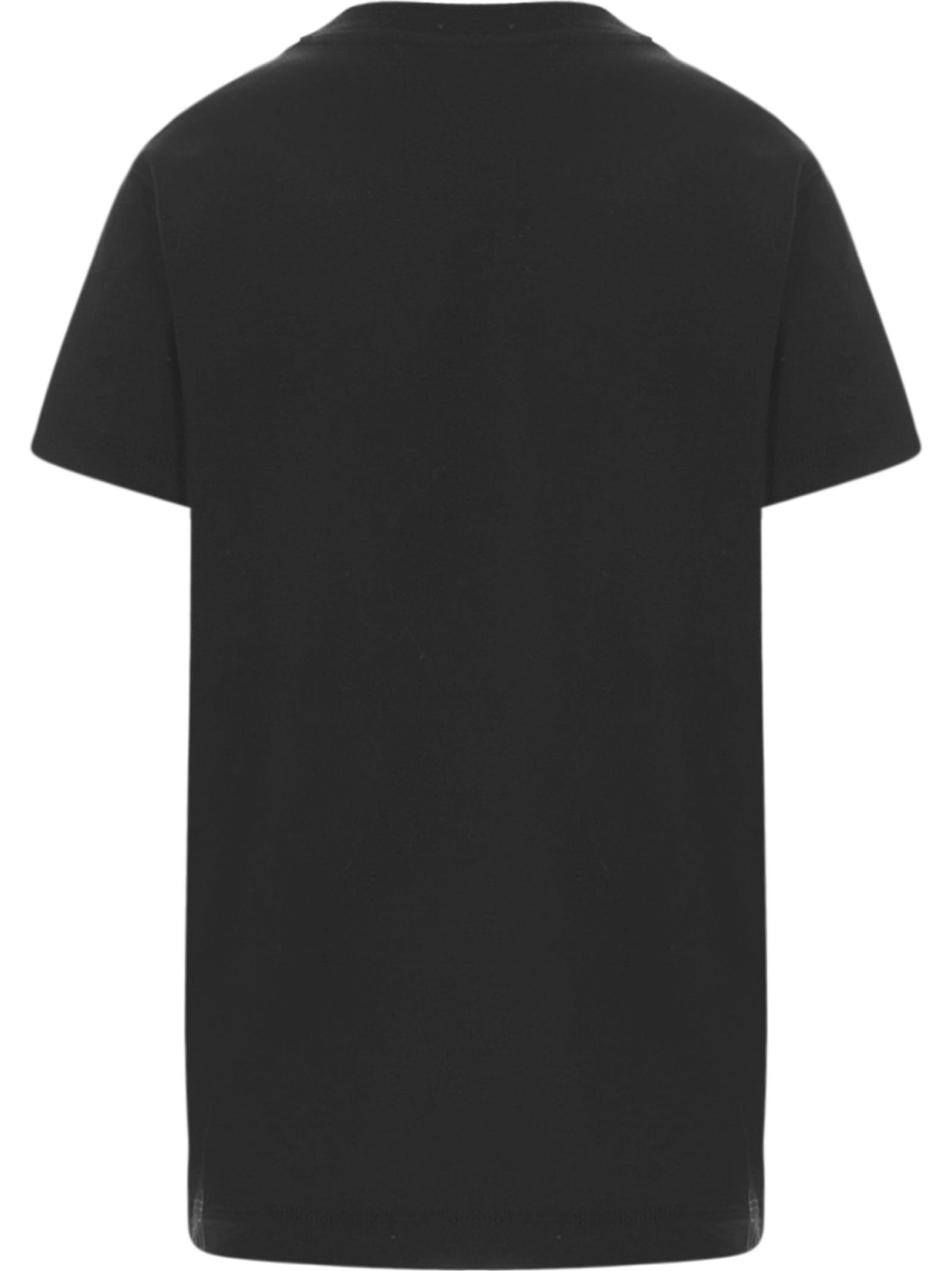 Fendi Kids Logo Embroidered Crewneck T-Shirt