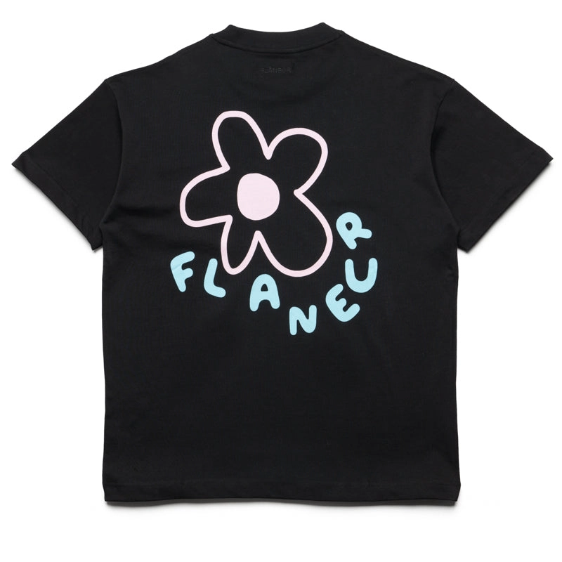 Flaneur Blossom Tee - Black