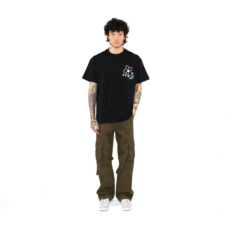 Flaneur Blossom Tee - Black