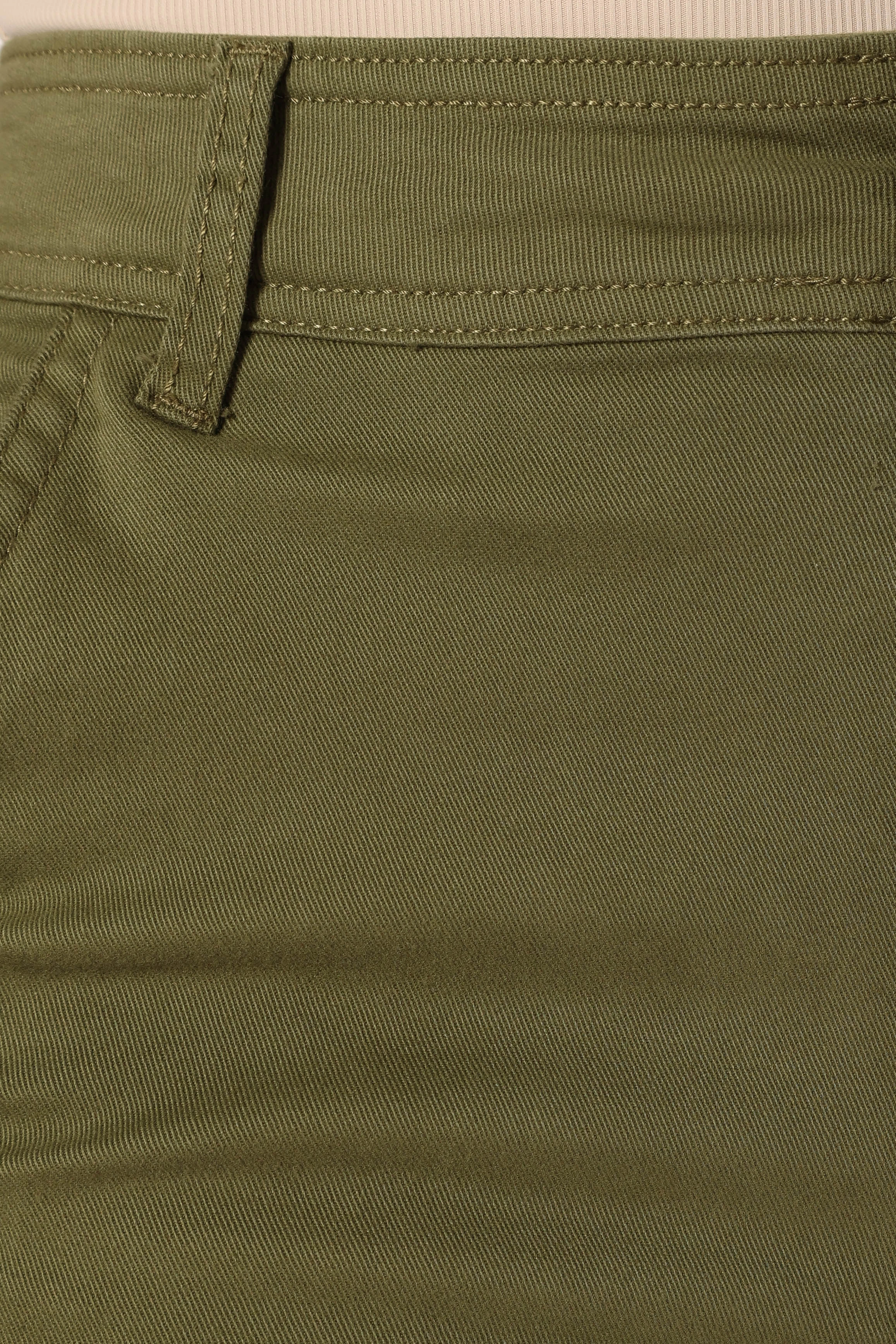 Georgia Wide Leg Pant - Dark Olive