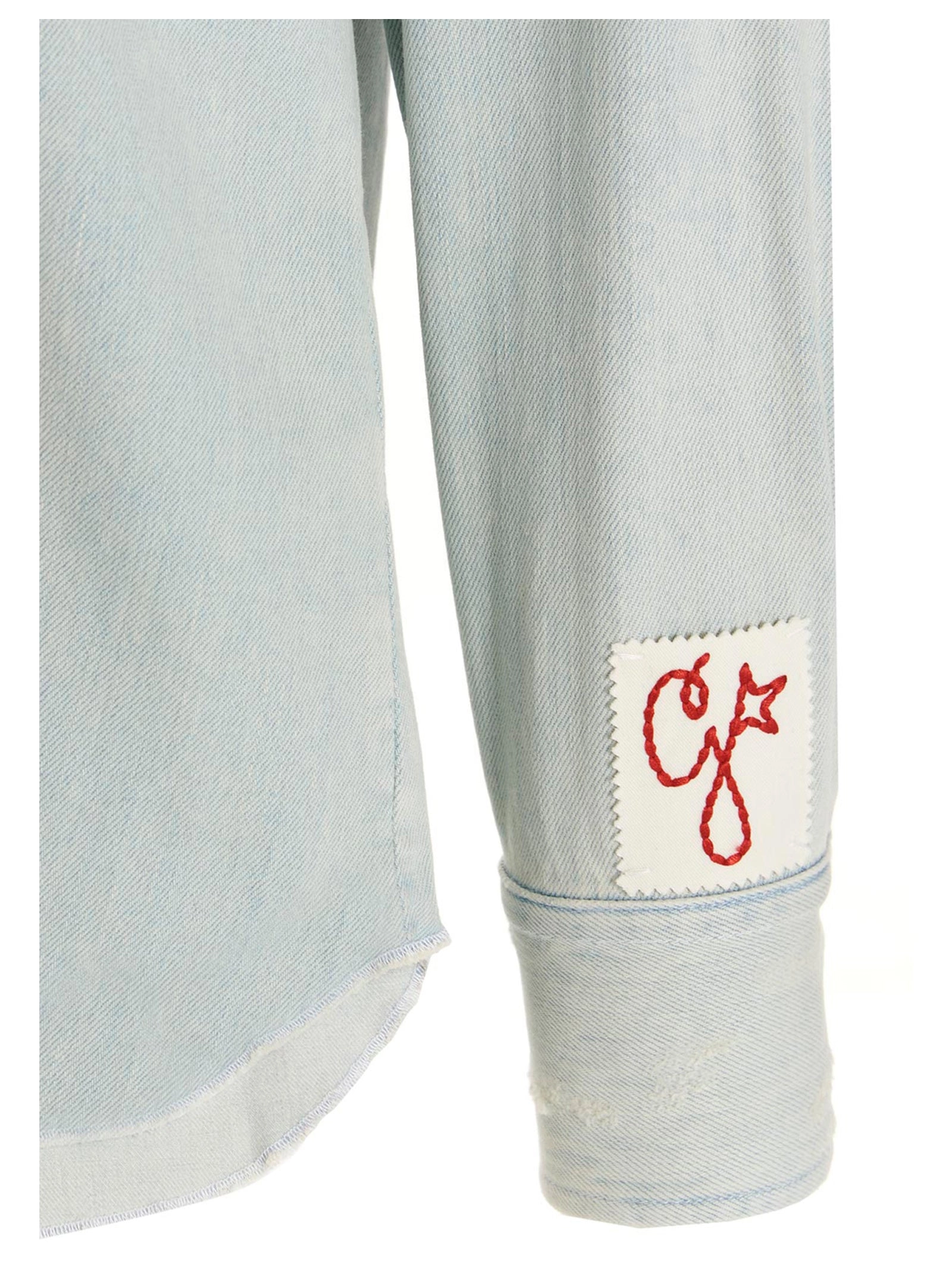 Golden Goose Deluxe Brand Logo Patch Buttoned Shirt