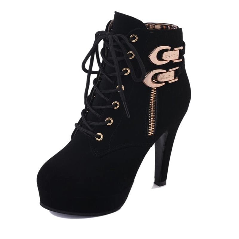 High Heels Female Short Boot