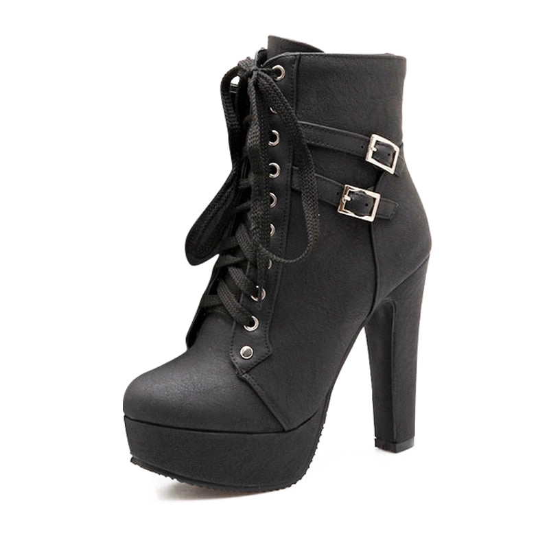 High Heels Female Short Boot