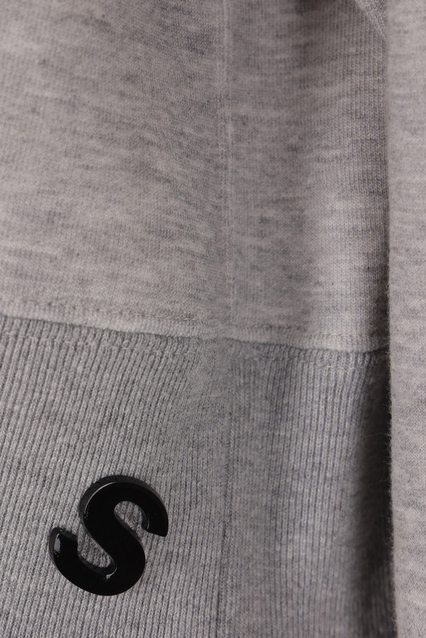 jersey cropped sweatshirt