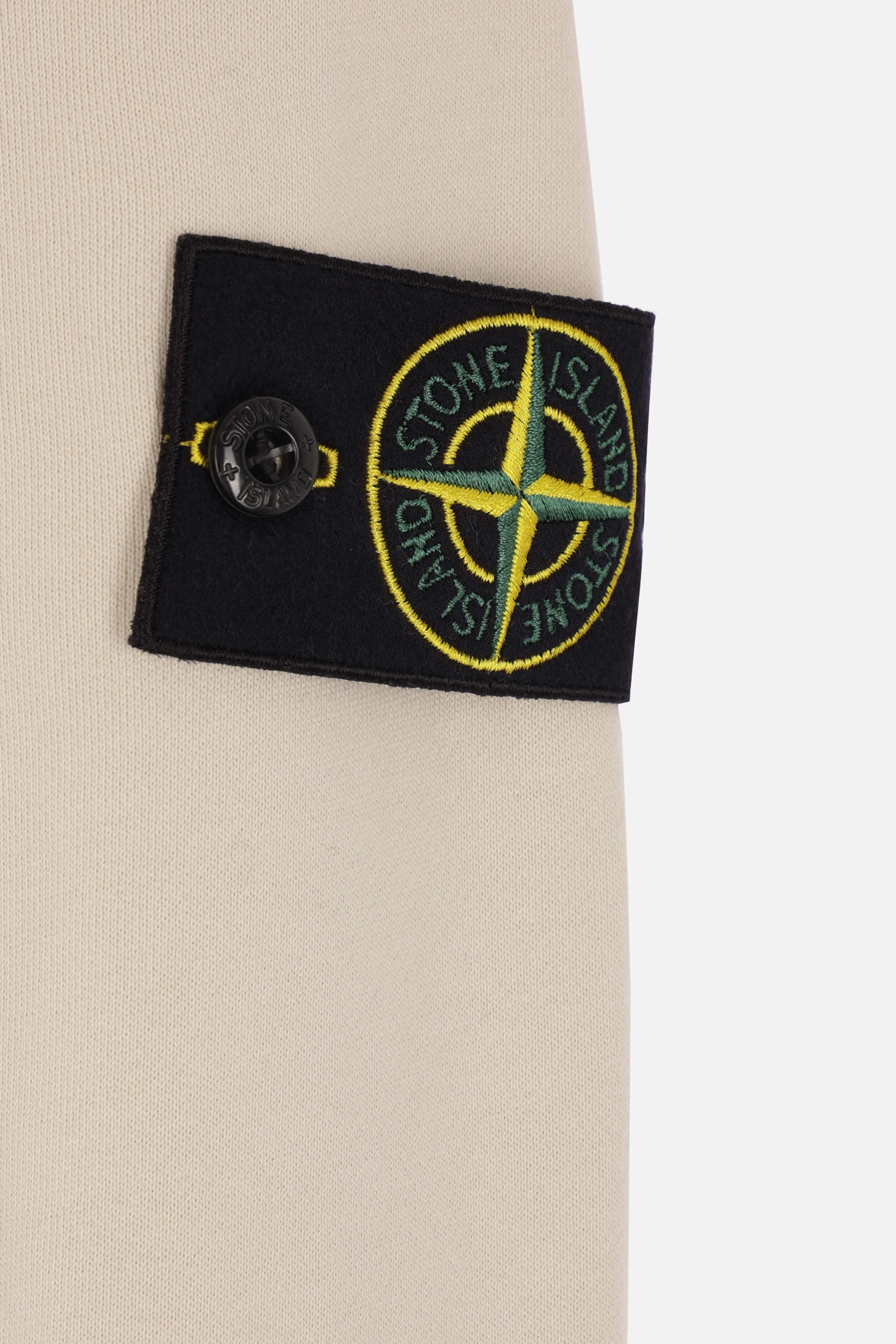 jersey sweatshirt with logo badge