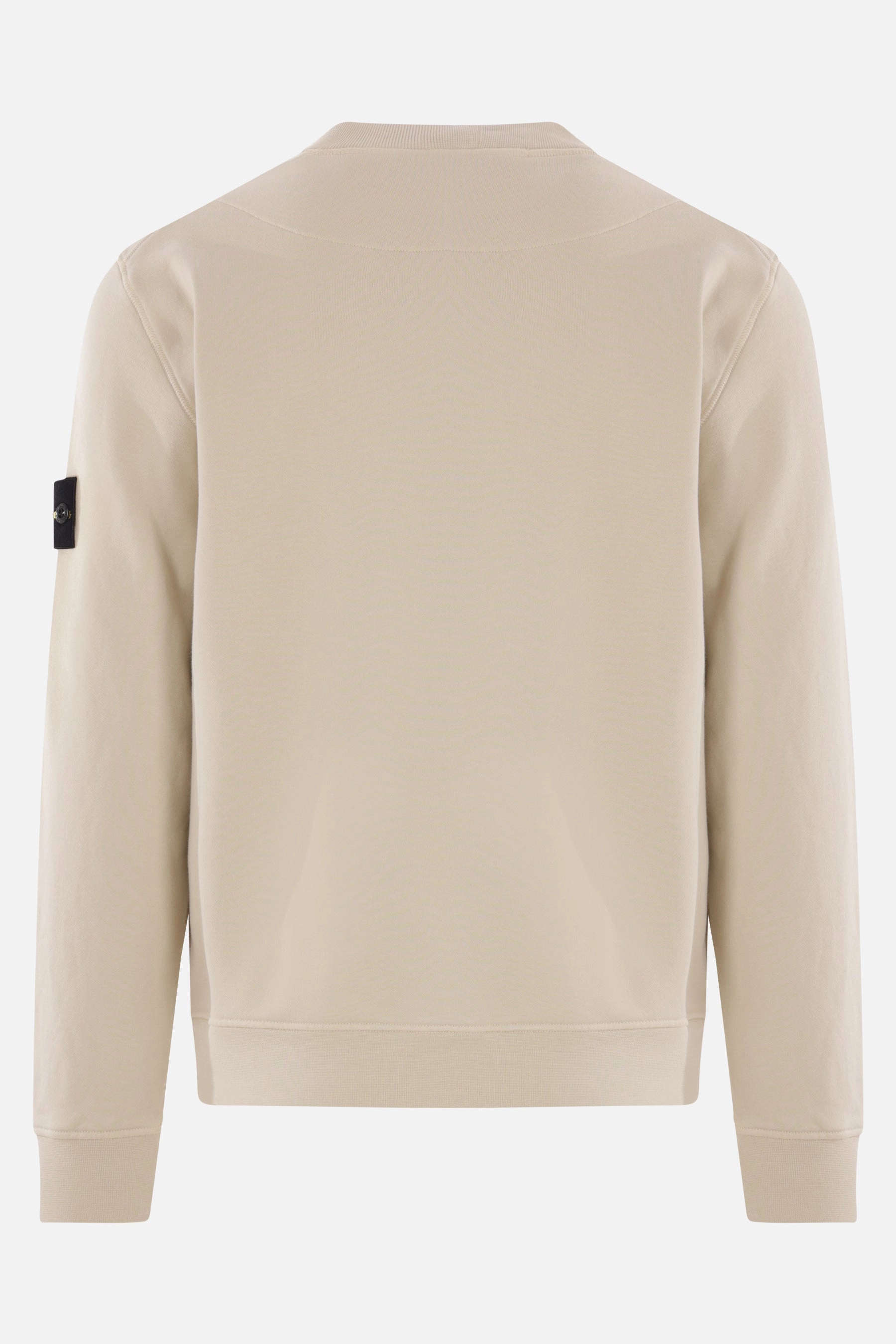 jersey sweatshirt with logo badge