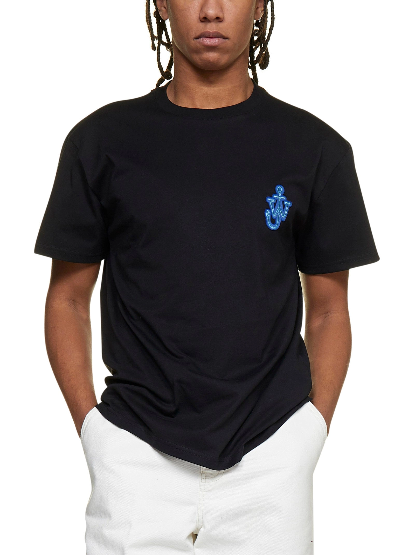 JW Anderson Logo Embroidered Crewneck T-Shirt
