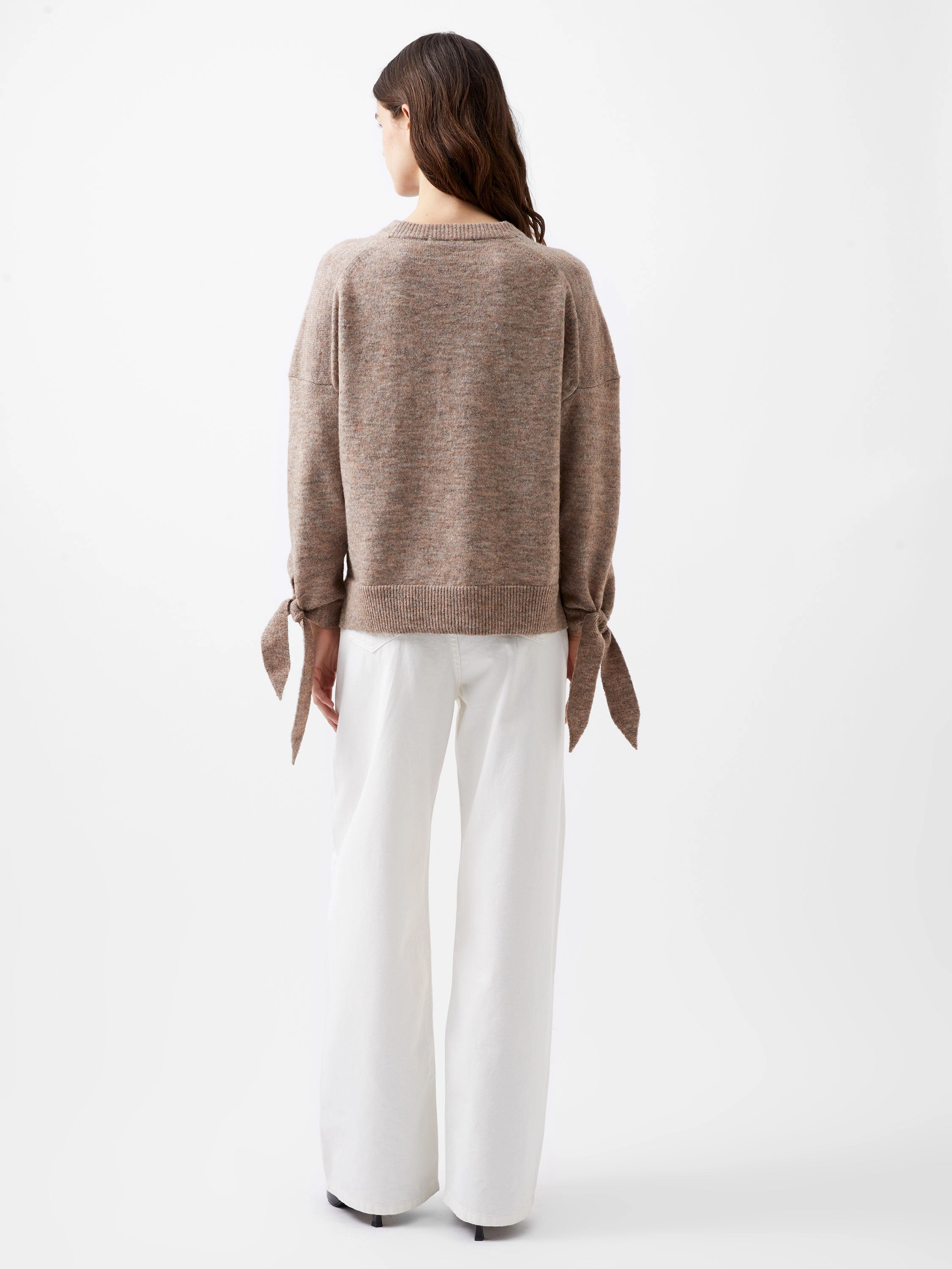 Kezia Recycled Tie Up Sleeve Jumper