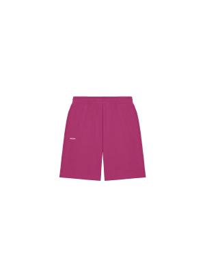 Kids' 365 Midweight Long Shorts—berry purple