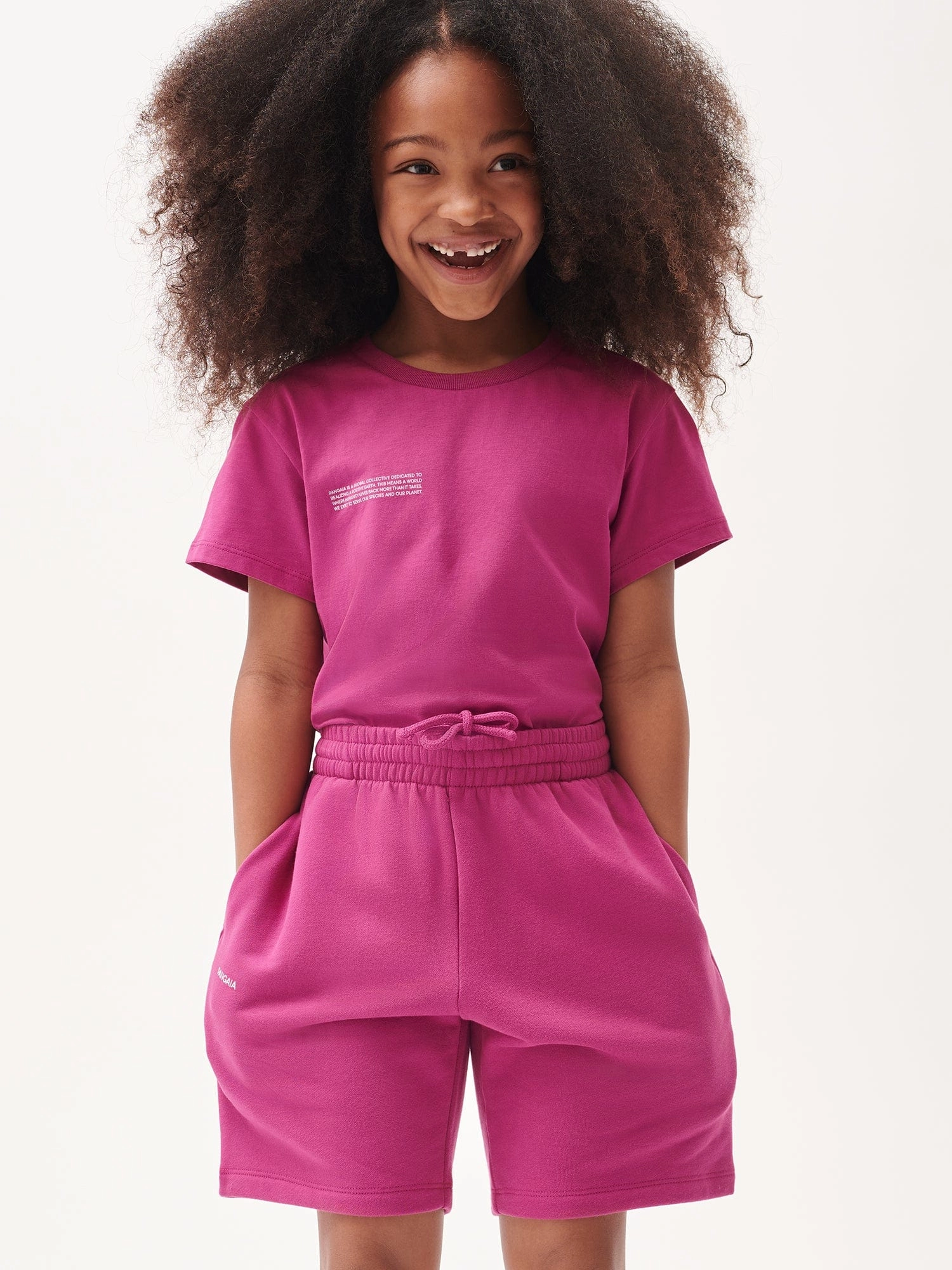 Kids' 365 Midweight Long Shorts—berry purple