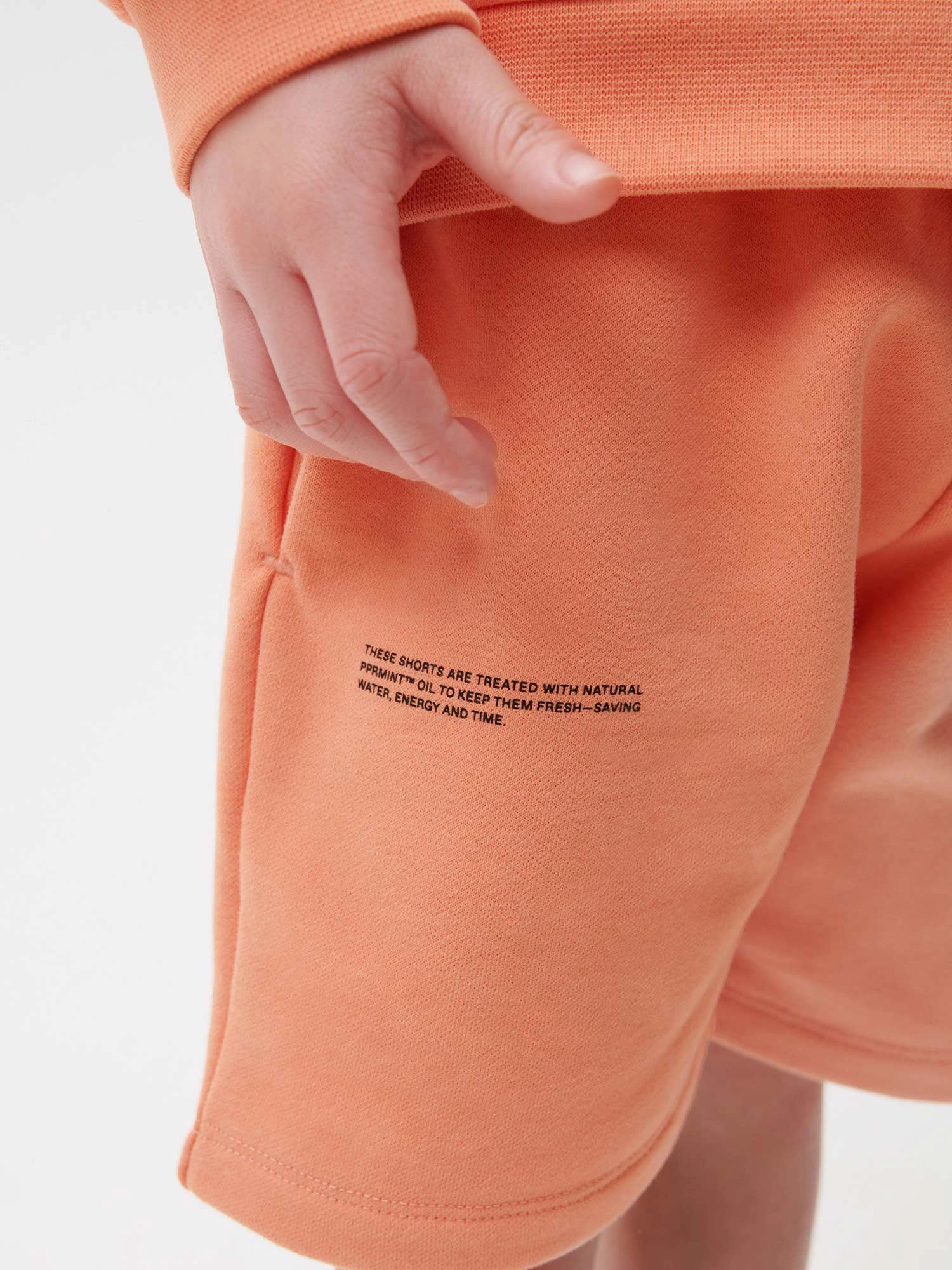 Kids' 365 Midweight Long Shorts—peach perfect